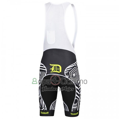 Tinkoff Ropa Ciclismo Culotte Corto 2016 Mangas Cortas Gris